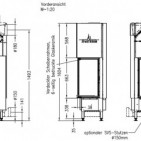 Kaminasüdamik Spartherm Arte 2LRh-66-4S-2 pilt 3